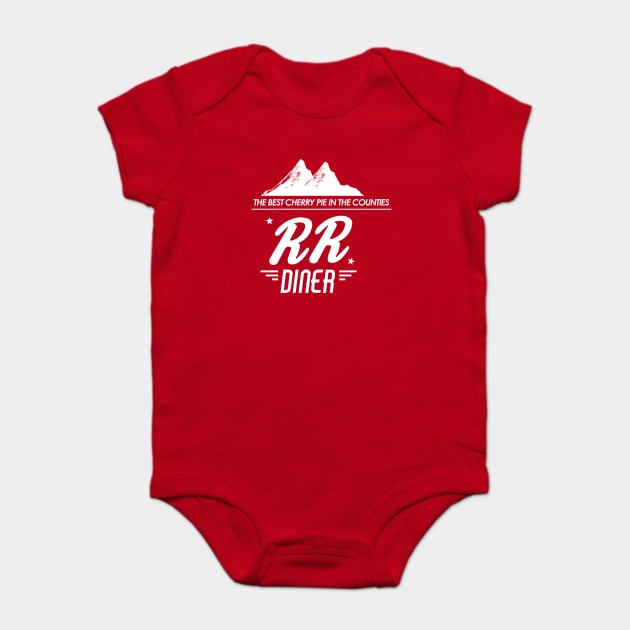 Twin Peaks Cherry Pie RR Diner Baby Bodysuit by Rebus28